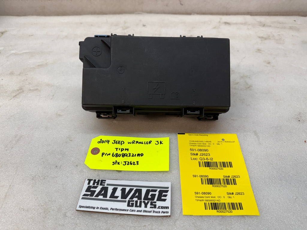 14 JEEP WRANGLER JK TIPM INTEGRATED MODULE FUSE BOX 68217404AB