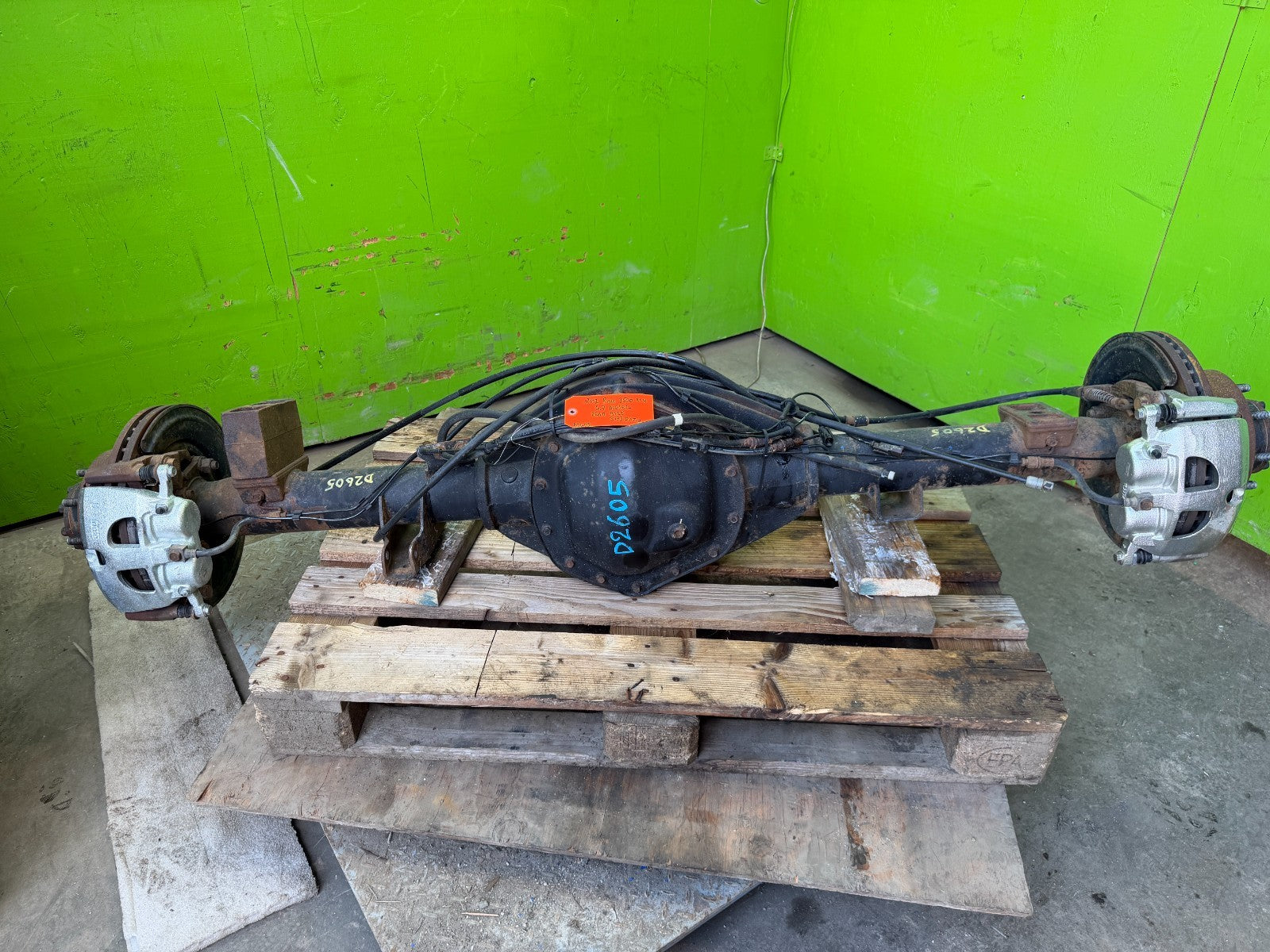12 DODGE RAM 2500 3500 SINGLE REAR WHEEL SRW REAR DIFFERENTIAL AXLE 3.73
