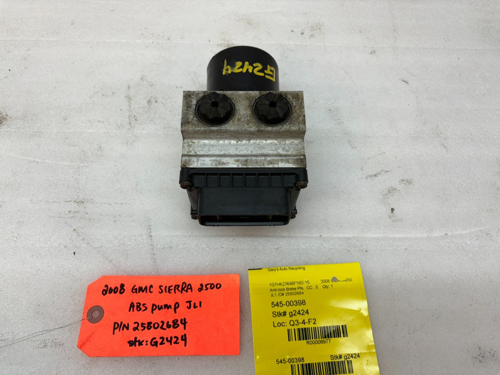 07-10 Chevrolet GMC 2500HD 3500 SIERRA DURAMAX ABS ANTI LOCK BRAKE PUMP 25802684