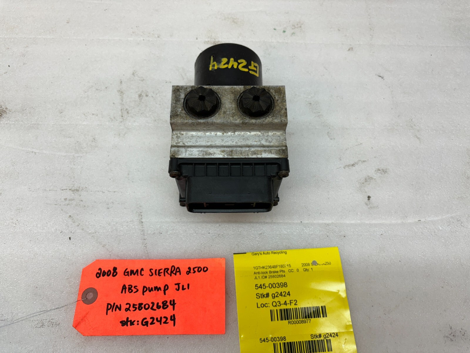 07-10 Chevrolet GMC 2500HD 3500 SIERRA DURAMAX ABS ANTI LOCK BRAKE PUMP 25802684