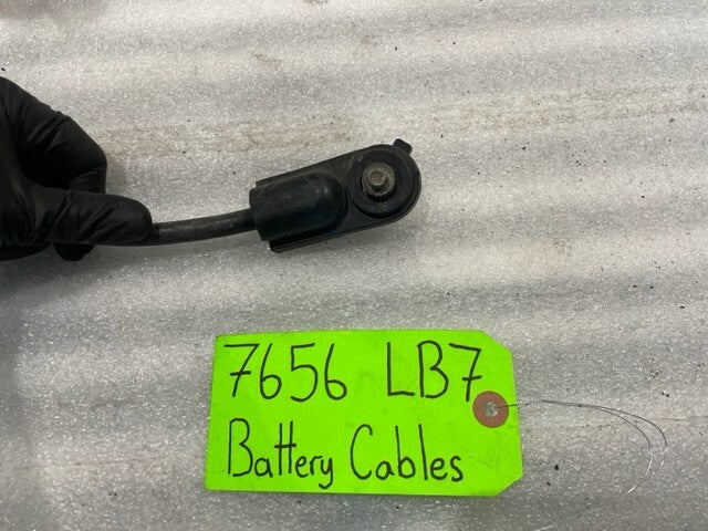 01-04 GMC CHEVROLET SILVERADO 2500HD 3500HD 6.6 LB7 OEM BATTERY CABLES
