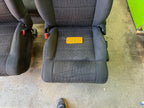 07-18 JEEP WRANGLER JK  2 DR OEM FRONT REAR COMPLETE SEATS SET DARK GREY GRAY