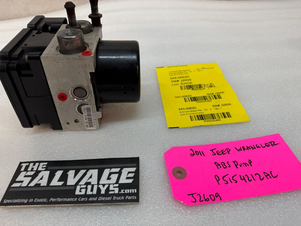 11 JEEP WRANGLER JK JKU OEM ABS ANTI LOCK BRAKE PUMP MODULE P05154212AC