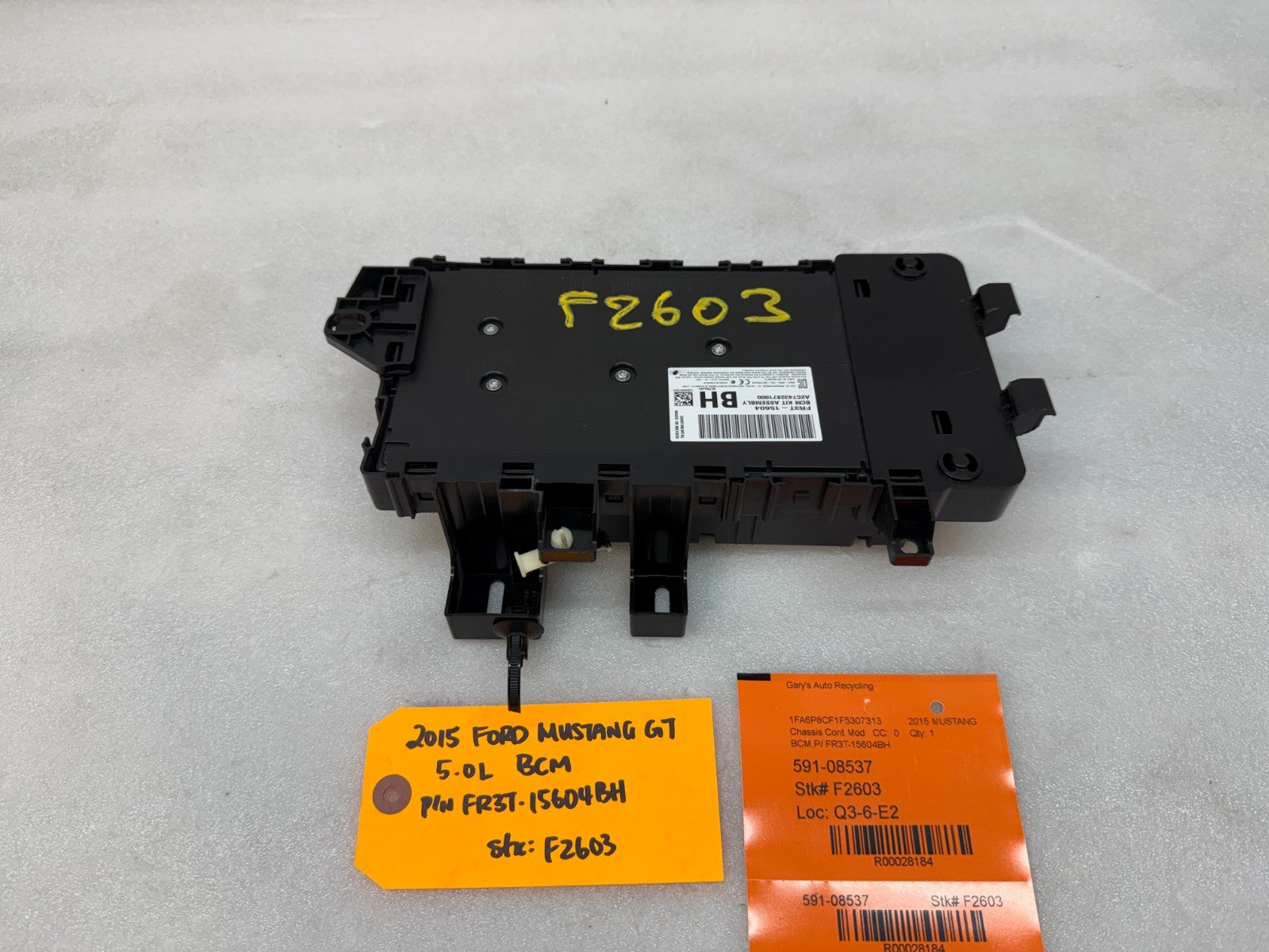 15-17 FORD MUSTANG 5.0 S550 BCM BODY CONTROL MODULE FR3T-15604BH