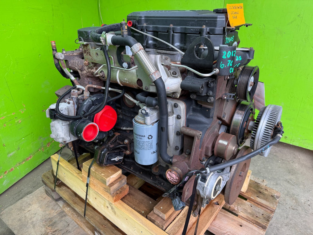 2012 DODGE RAM 2500 3500 6.7 CUMMINS TURBO DIESEL ENGINE MOTOR 10 11 12
