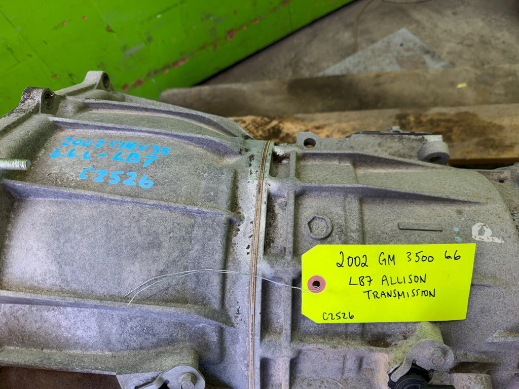 02 CHEVROLET GMC SIERRA SILVERADO 3500HD ALLISON 5SP AUTO TRANSMISSION LB7 2wd