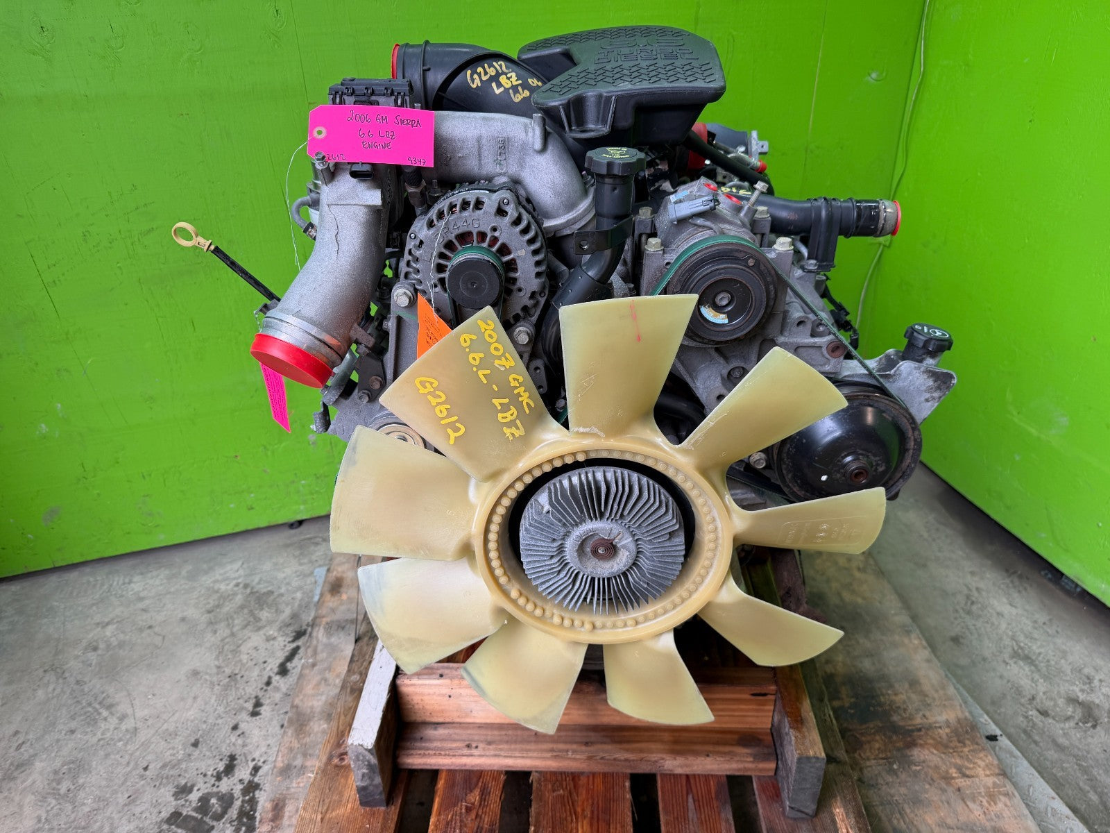 06 07 CHEVROLET GMC 2500 3500 6.6 LBZ DURAMAX DIESEL ENGINE MOTOR NO CORE!!