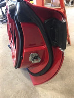 07 CHEVROLET CORVETTE Z06 C6 RIGHT PASSENGER DOOR SHELL RED 05-13