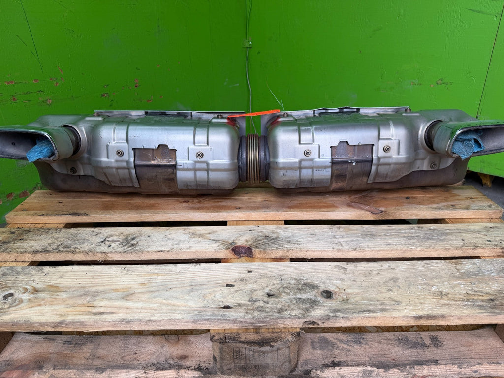 07 08 09 PORSCHE 997TT 997 TURBO 3.6 REAR MUFFLER EXHAUST 99711315100 13K!
