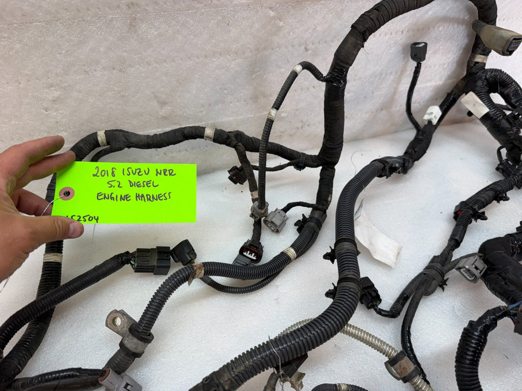 18 ISUZU NRR NPR 5.2L DIESEL ENGINE WIRING HARNESS