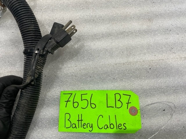 01-04 GMC CHEVROLET SILVERADO 2500HD 3500HD 6.6 LB7 OEM BATTERY CABLES