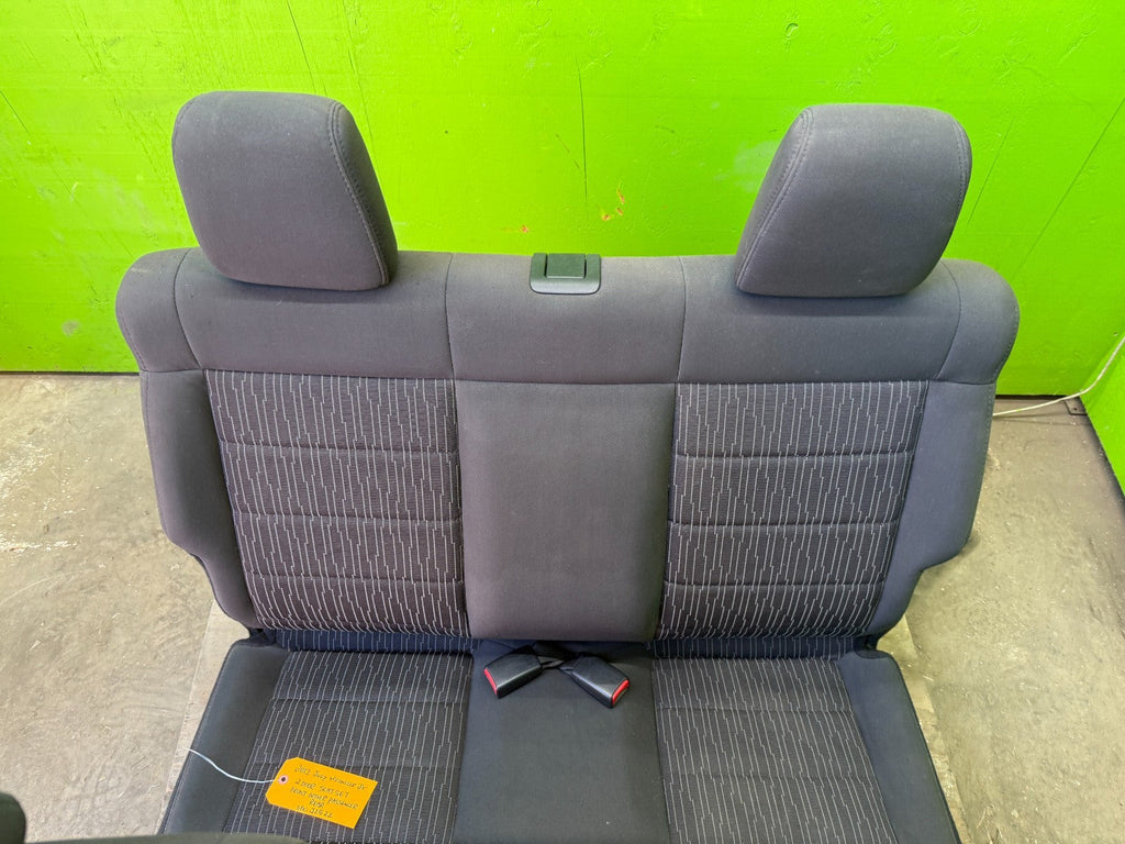 07-18 JEEP WRANGLER JK  2 DR OEM FRONT REAR COMPLETE SEATS SET DARK GREY GRAY