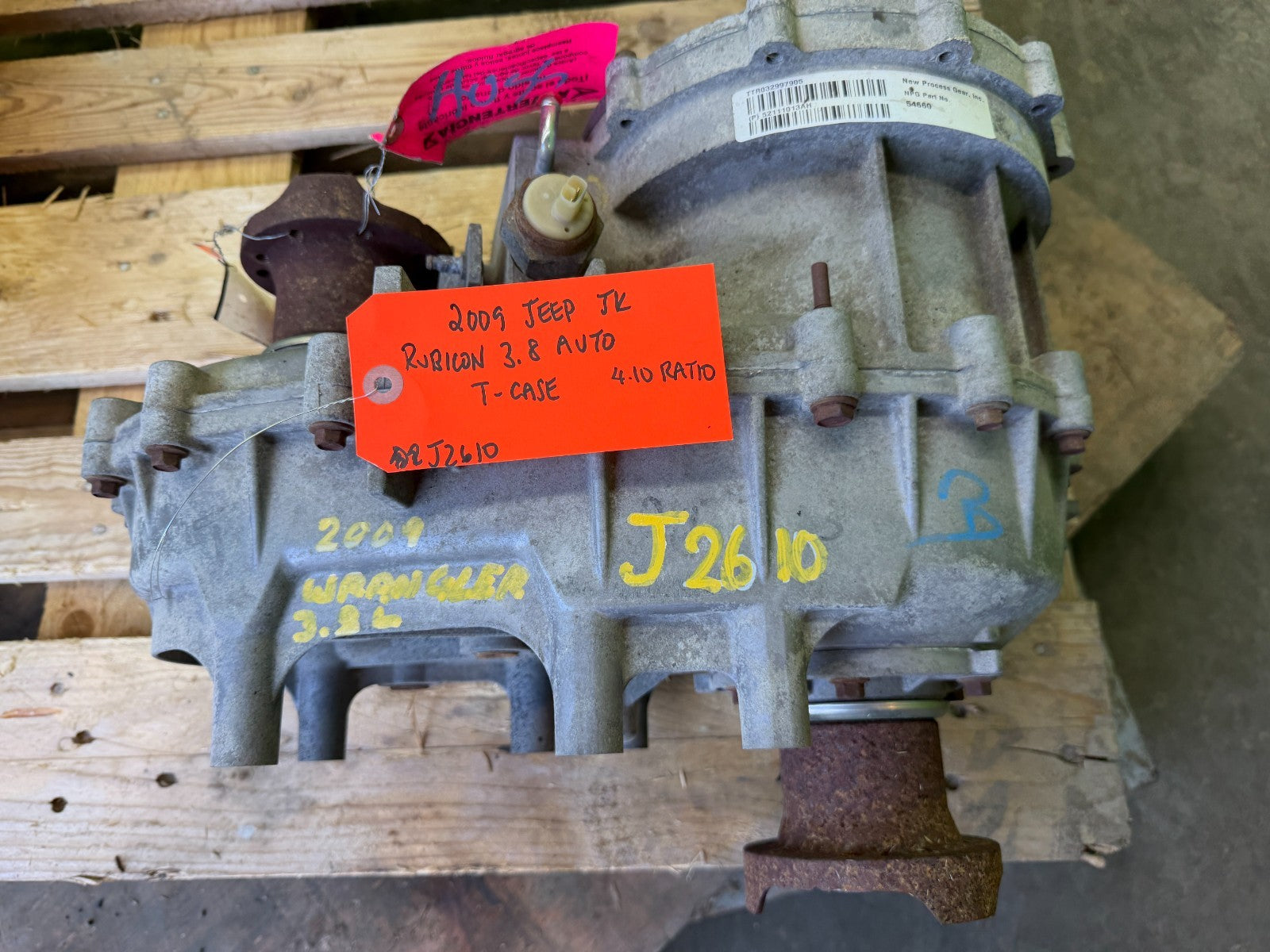 07-18 JEEP WRANGLER JK RUBICON 4.1 ROCK-TRAC TRANSFERCASE P52111013AH