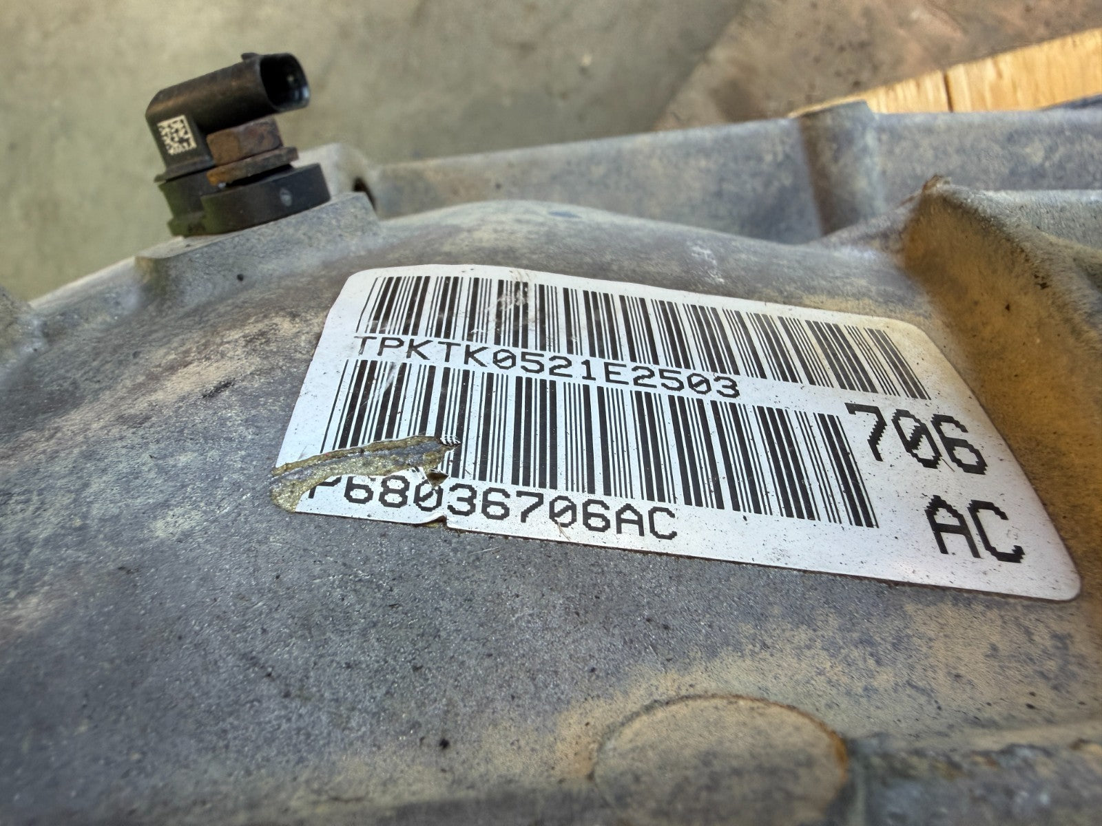 2009 JEEP WRANGLER JK 3.8 42RLE AUTOMATIC TRANSMISSION 07-10 P68036706AC