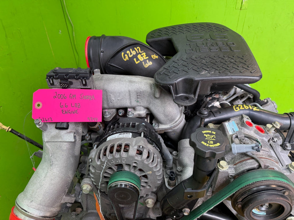 06 07 CHEVROLET GMC 2500 3500 6.6 LBZ DURAMAX DIESEL ENGINE MOTOR NO CORE!!