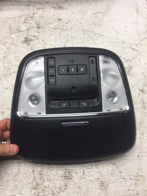 12 DODGE CHARGER SRT-8 392 6.4 BLACK INTERIOR DOME MAP LIGHTS W/ GARAGE OPENER