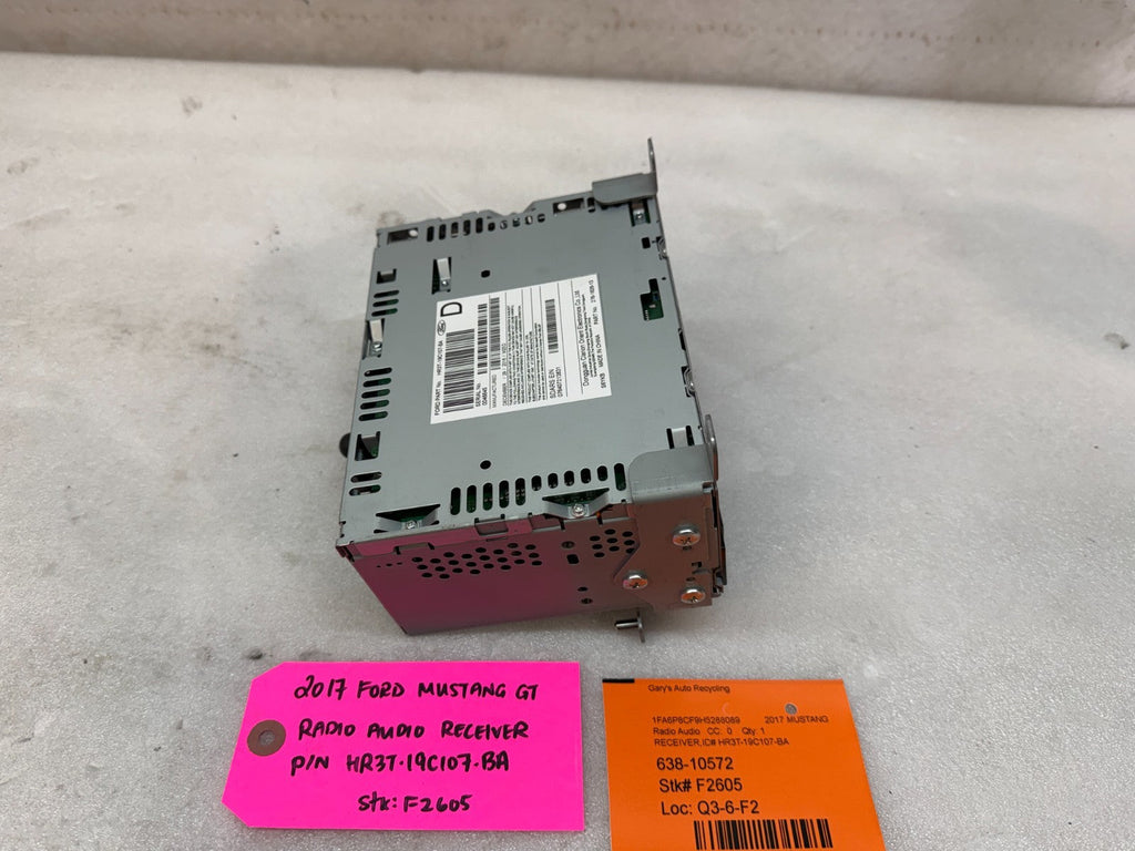 15 16 17 FORD MUSTANG GT AM FM CD SYNC 3 RADIO STEREO RECEIVER HR3T-19C107-BA