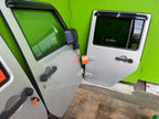 07-18 JEEP WRANGLER JK OEM FULL HARD DOORS SILVER WITH DOOR PANELS MIRRORS KEY