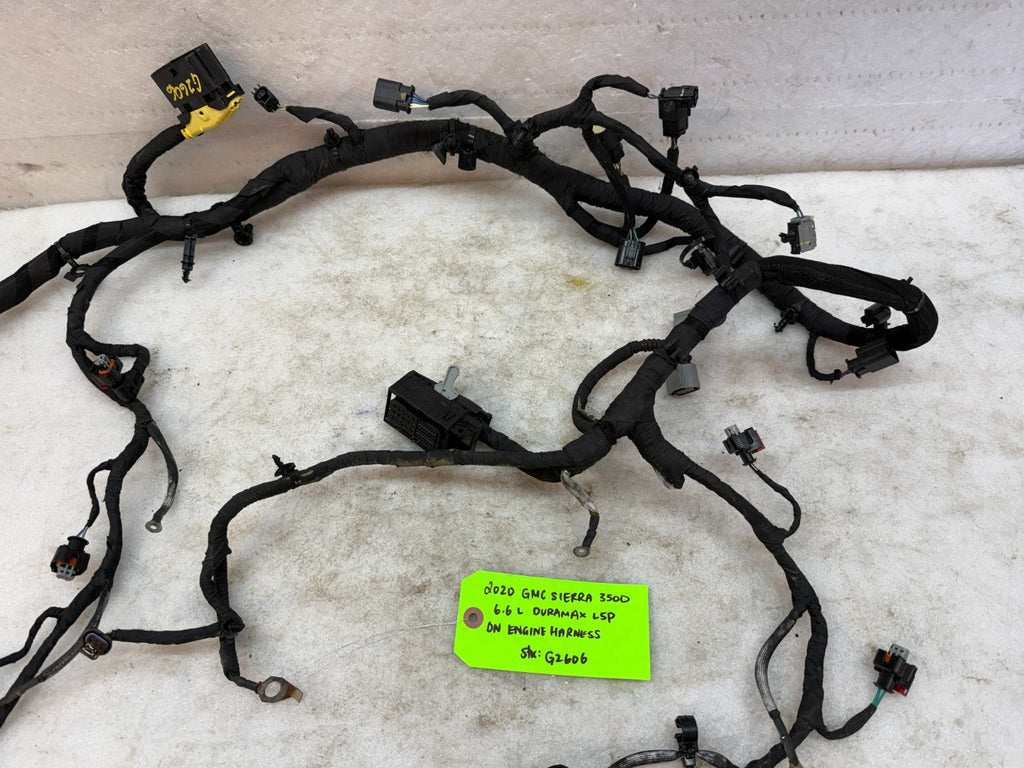 20-24 GMC CHEVROLET 3500HD DURAMAX 6.6 L5P ON ENGINE WIRING HARNESS