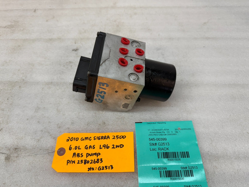 07-10 Chevrolet GMC 2500HD 3500 SIERRA ABS ANTI LOCK BRAKE PUMP 25802683