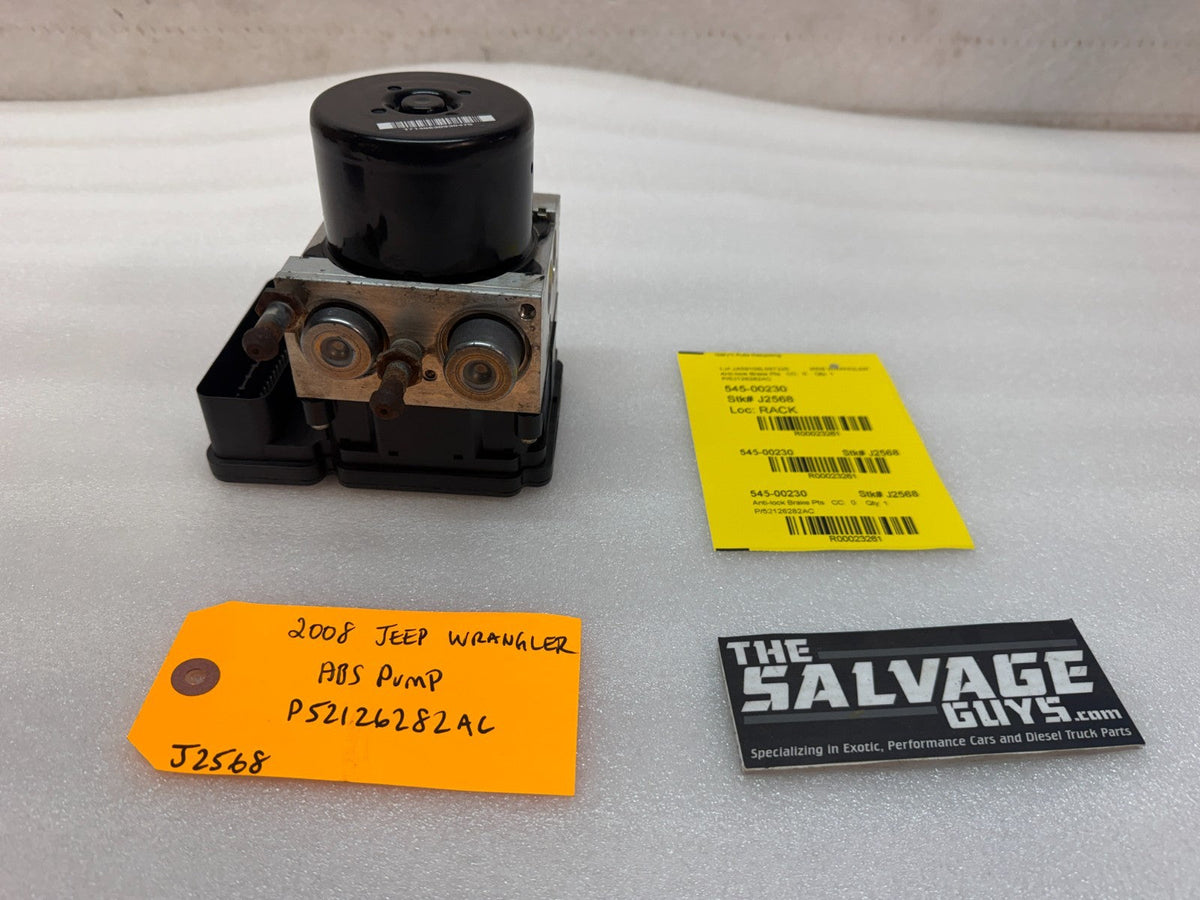 08 JEEP WRANGLER JK JKU OEM ABS ANTI LOCK BRAKE PUMP MODULE P52126282AC