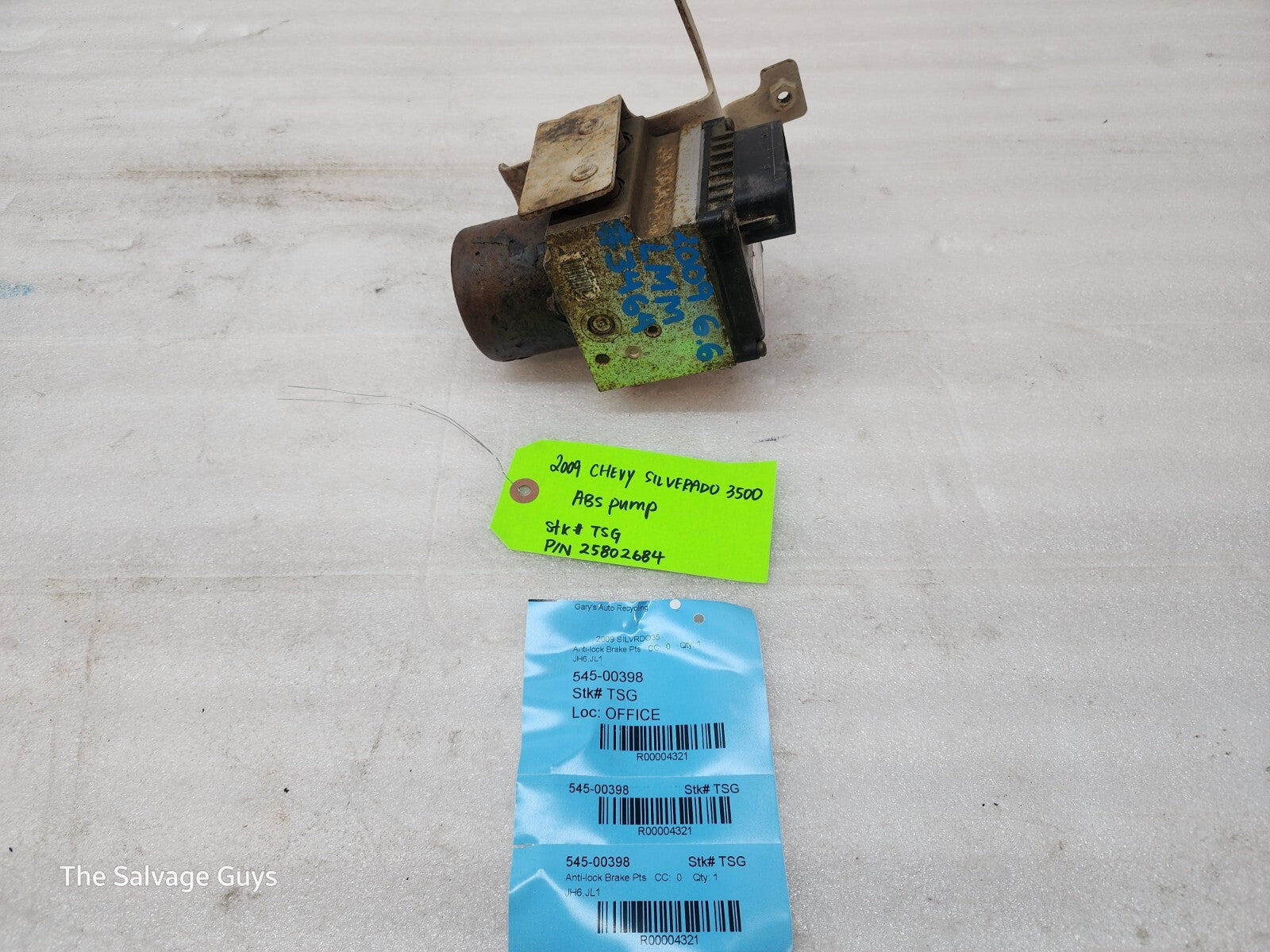 07-10 Chevrolet GMC 2500HD 3500 SIERRA DURAMAX ABS ANTI LOCK BRAKE PUMP 25802684