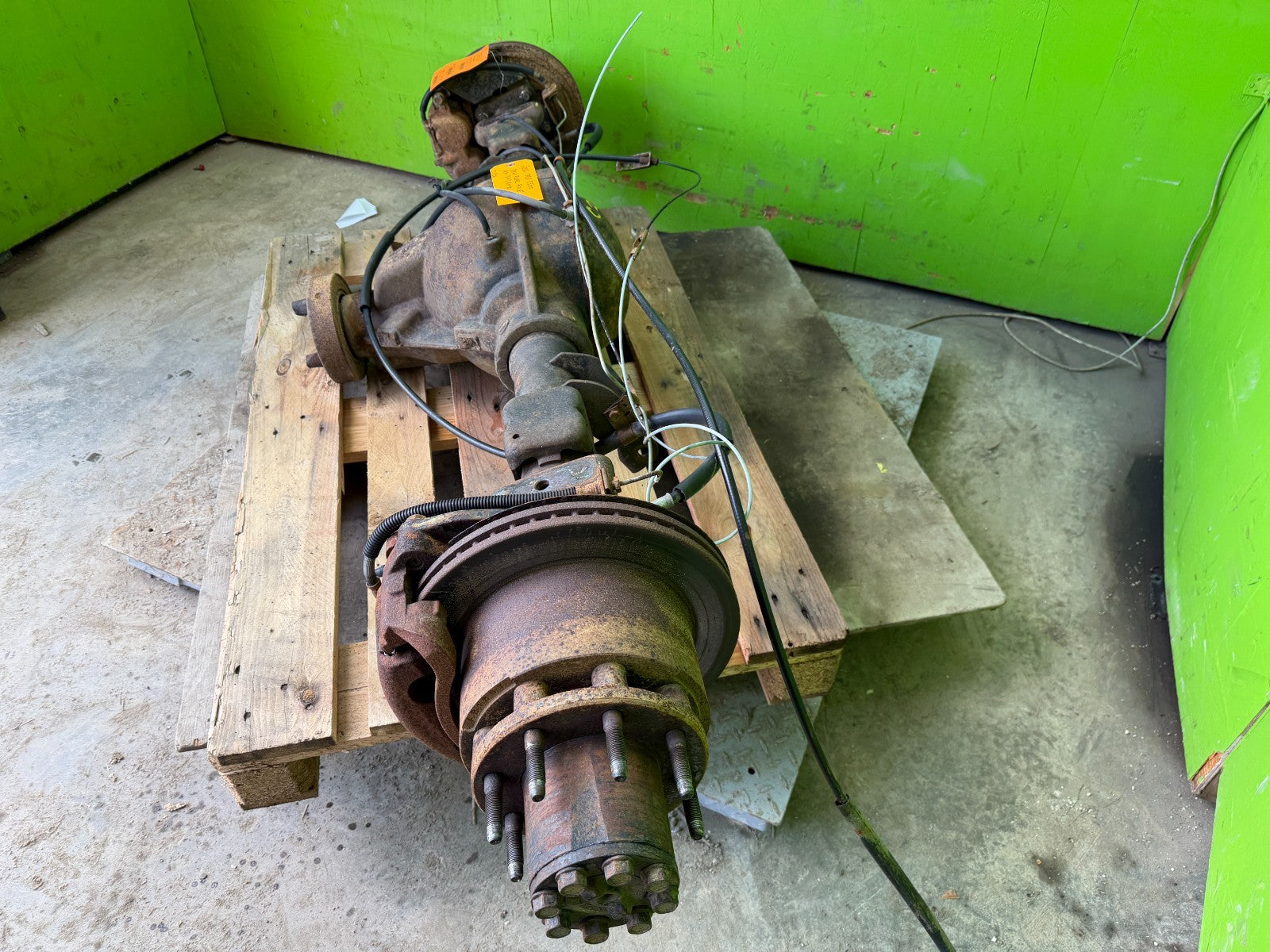 01-07 GMC SIERRA SILVERADO 3500HD DRW REAR DIFFERENTIAL AXLE GT4 G80 3.73