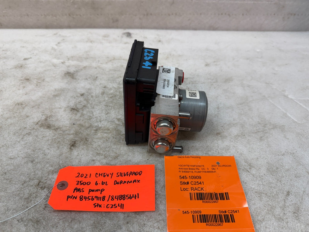 21 CHEVROLET GMC SIERRA SILVERADO 3500 2500 ABS ANTI LOCK BRAKE PUMP 84569118
