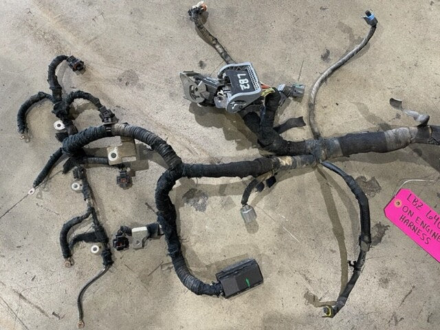 06 07 GMC CHEVROLET 2500HD DURAMAX 6.6 LBZ ENGINE MOTOR WIRING HARNESS LOOM