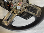 17 FORD MUSTANG GT BLACK LEATHER STEERING WHEEL W CONTROLS  6sp MANUAL 15 16 17