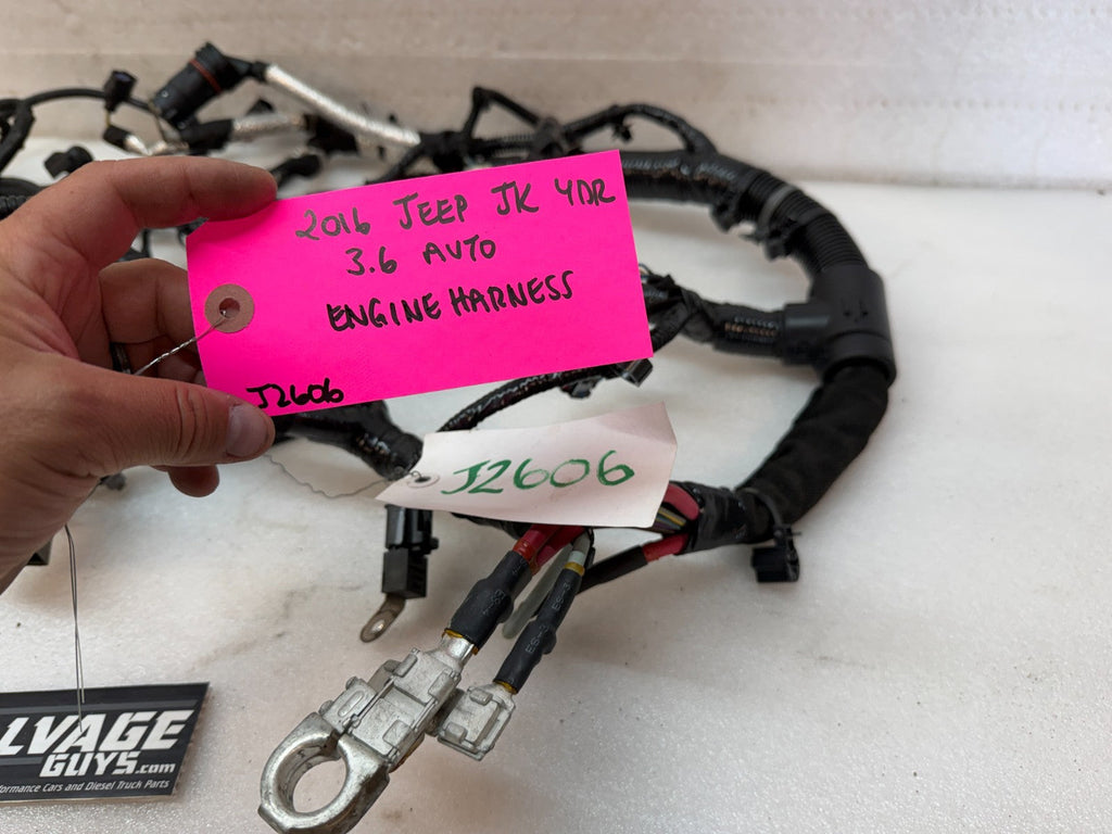 16 17 18 JEEP WRANGLER JK 3.6 ENGINE WIRING HARNESS LOOM
