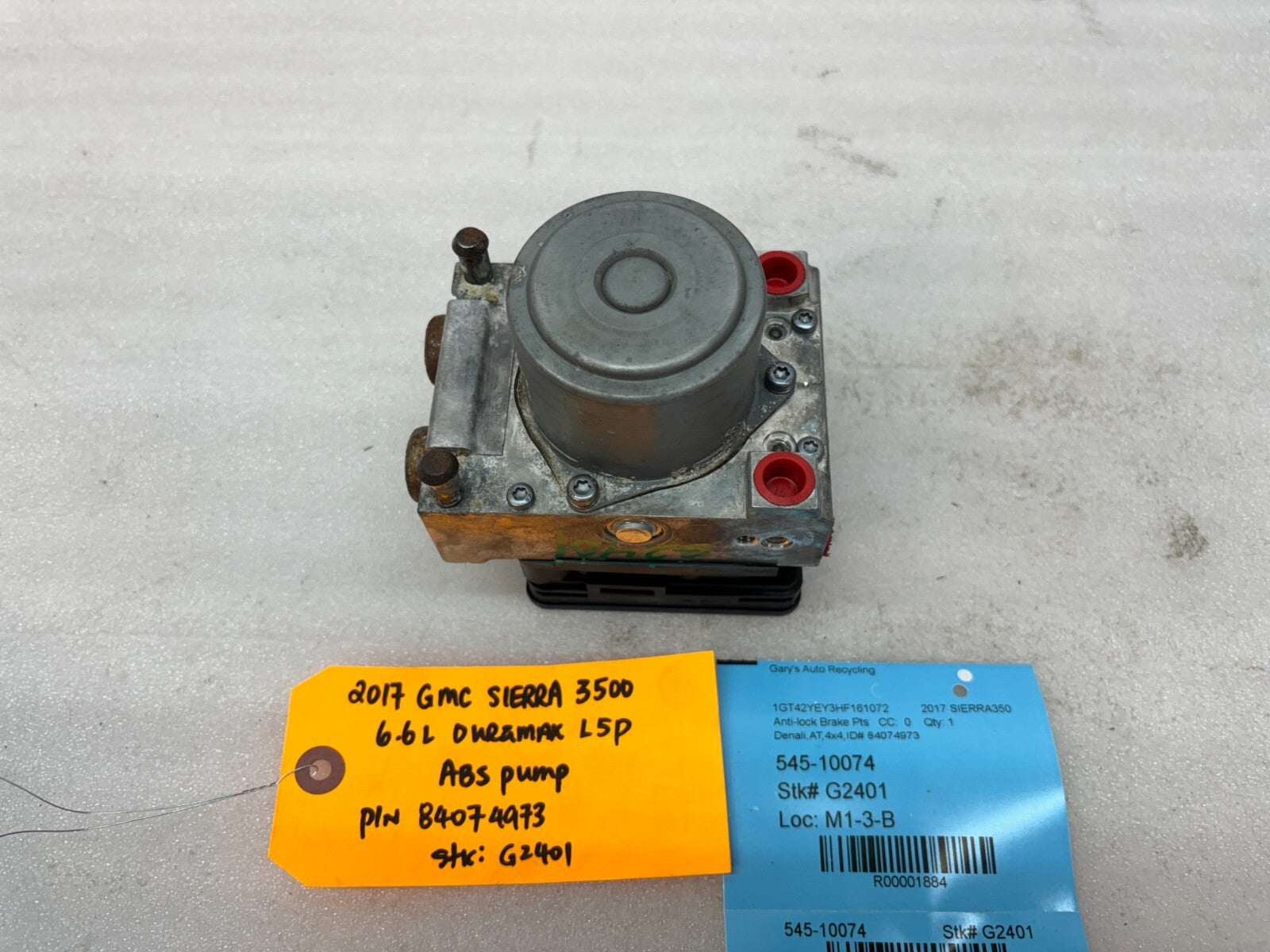 14-19 GMC SIERRA 2500HD 3500HD ABS ANTI LOCK BRAKE MODULE 84074973