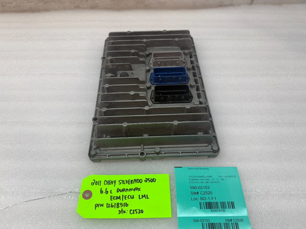11-14 Chevrolet GMC 2500HD DURAMAX 6.6 LML OEM ENGINE COMPUTER ECU ECM 12618516