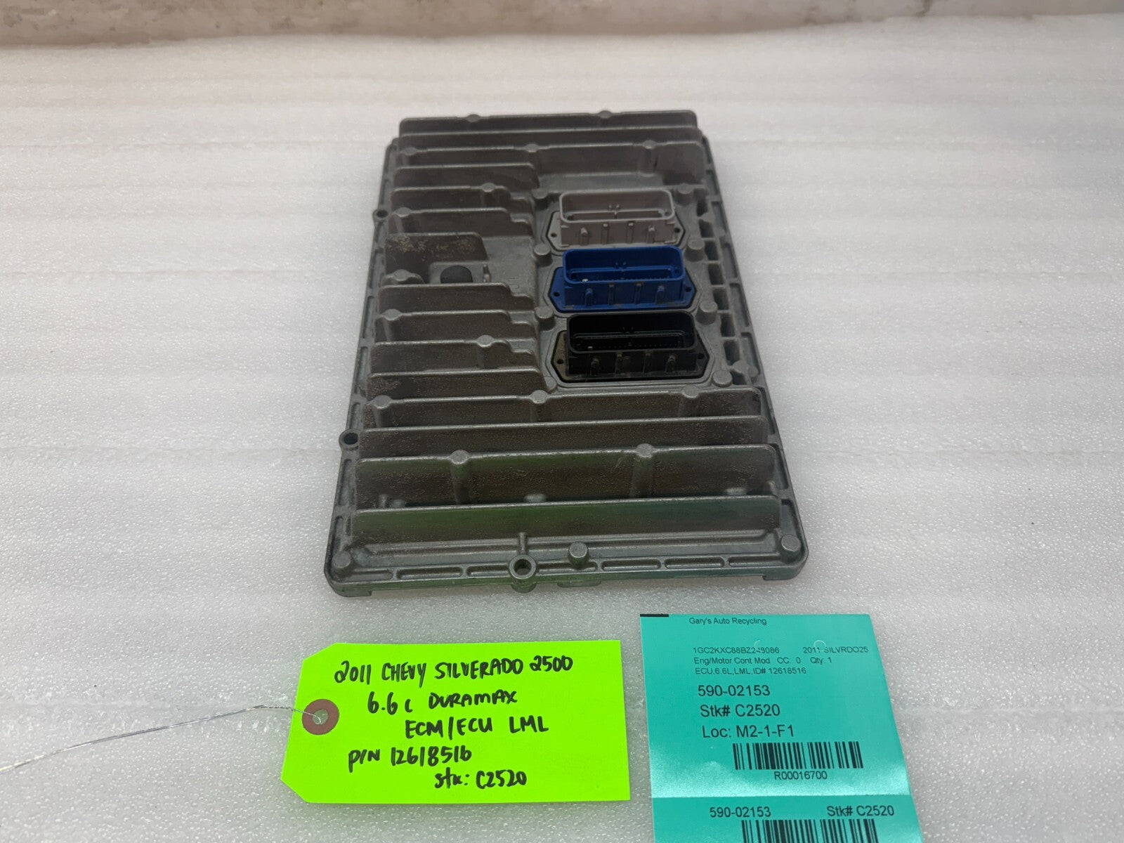 11-14 Chevrolet GMC 2500HD DURAMAX 6.6 LML OEM ENGINE COMPUTER ECU ECM 12618516