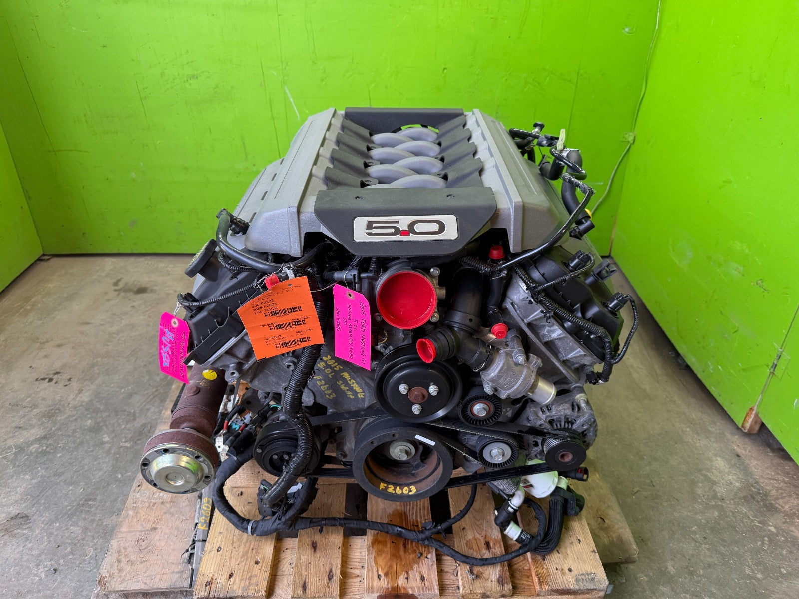15 16 17 FORD MUSTANG GT 5.0 COYOTE ENGINE MANUAL TRANSMISSION SWAP