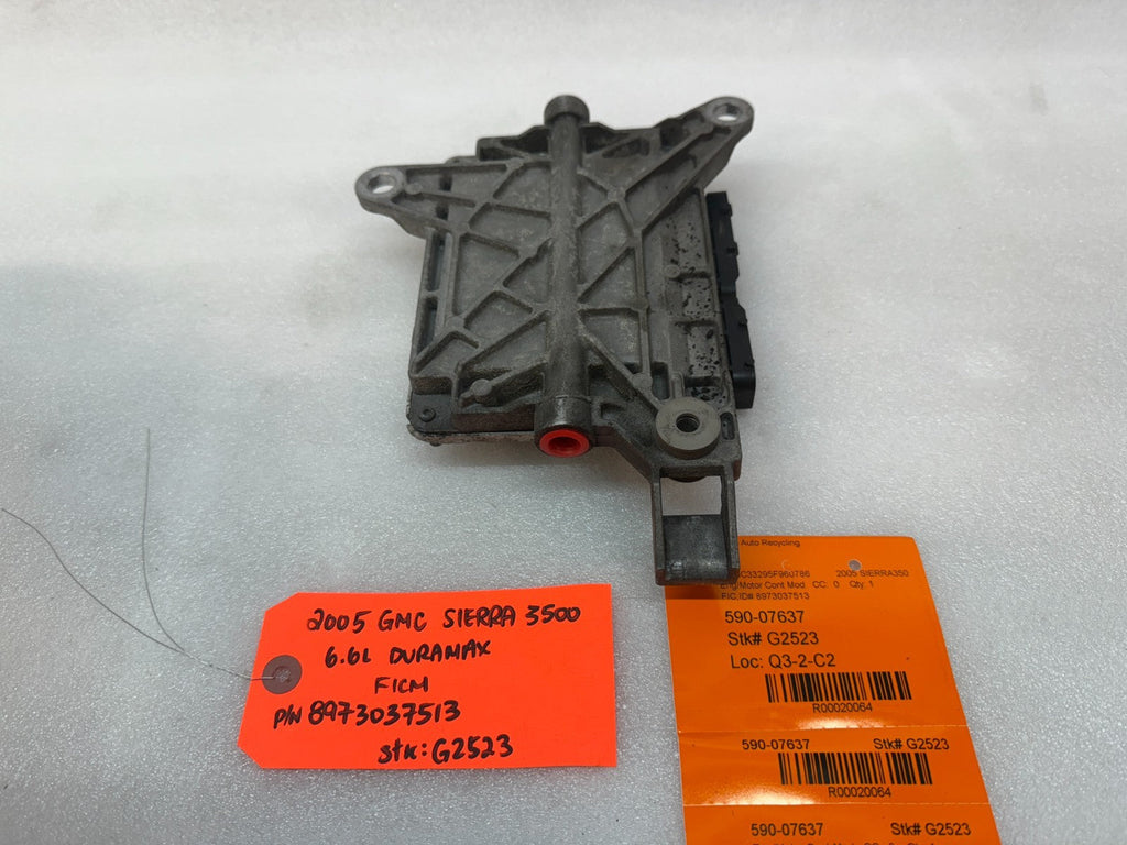 05 Chevrolet GMC LLY 6.6 DURAMAX FICM FUEL INJECTION CONTROL MODULE 8973037513