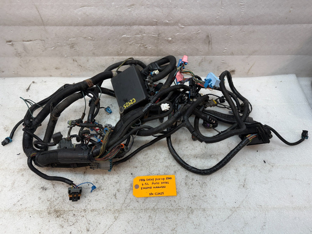 95 CHEVROLET GMC SIERRA SILVERADO YUKON 6.5 DIESEL ENGINE WIRING HARNESS