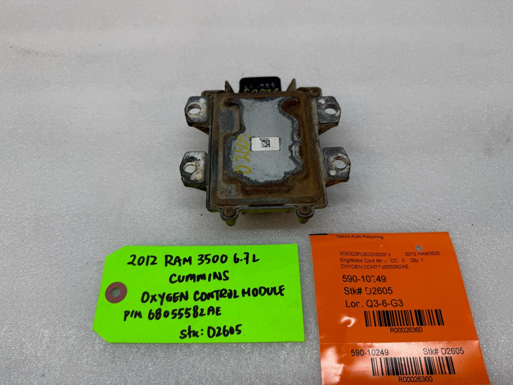 10 11 12 DODGE RAM 2500 3500 6.7 OEM OXYGEN SENSOR CONTROL MODULE 68055582AE