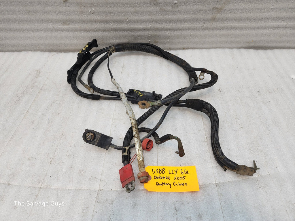 04 05 GMC CHEVROLET SILVERADO 2500HD 3500HD 6.6 LLY OEM BATTERY CABLES