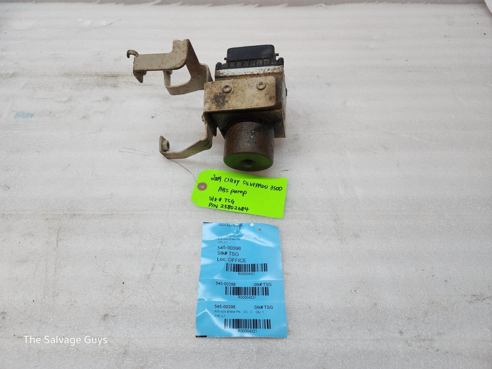 07-10 Chevrolet GMC 2500HD 3500 SIERRA DURAMAX ABS ANTI LOCK BRAKE PUMP 25802684