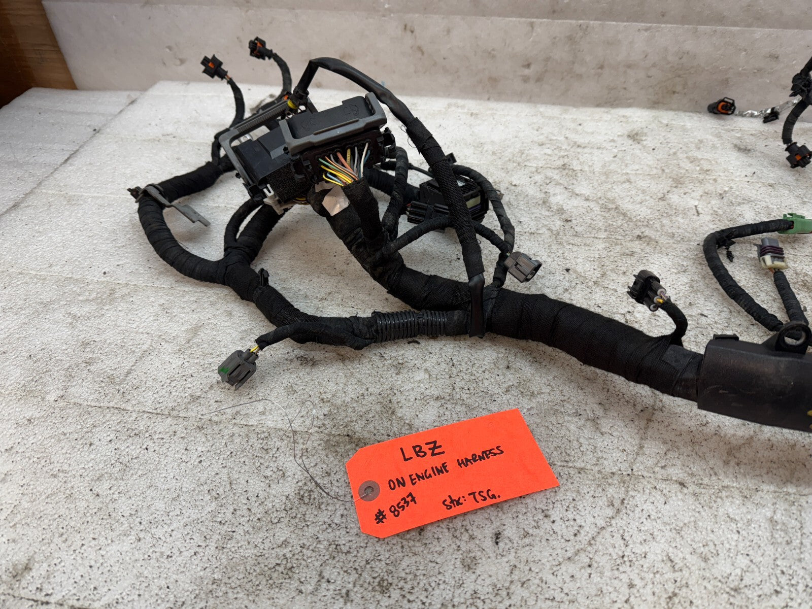 06 07 GMC CHEVROLET 2500HD DURAMAX 6.6 LBZ ENGINE MOTOR WIRING HARNESS LOOM