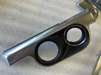13 PORSCHE 991 C4S TURBO 911 OEM SILVER INTERIOR TRIM CUPHOLDER CONSOLE 12-16