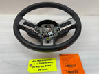 16 FORD MUSTANG GT BLACK LEATHER STEERING WHEEL W CONTROLS  6sp MANUAL 15 16 17