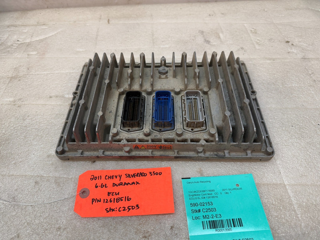 11-14 Chevrolet GMC 2500HD DURAMAX 6.6 LML OEM ENGINE COMPUTER ECU ECM 12618516