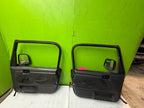 06 JEEP WRANGLER TJ LJ OEM FULL HARD DOORS COMPLETE KEY MIRRORS BLACK 97-06