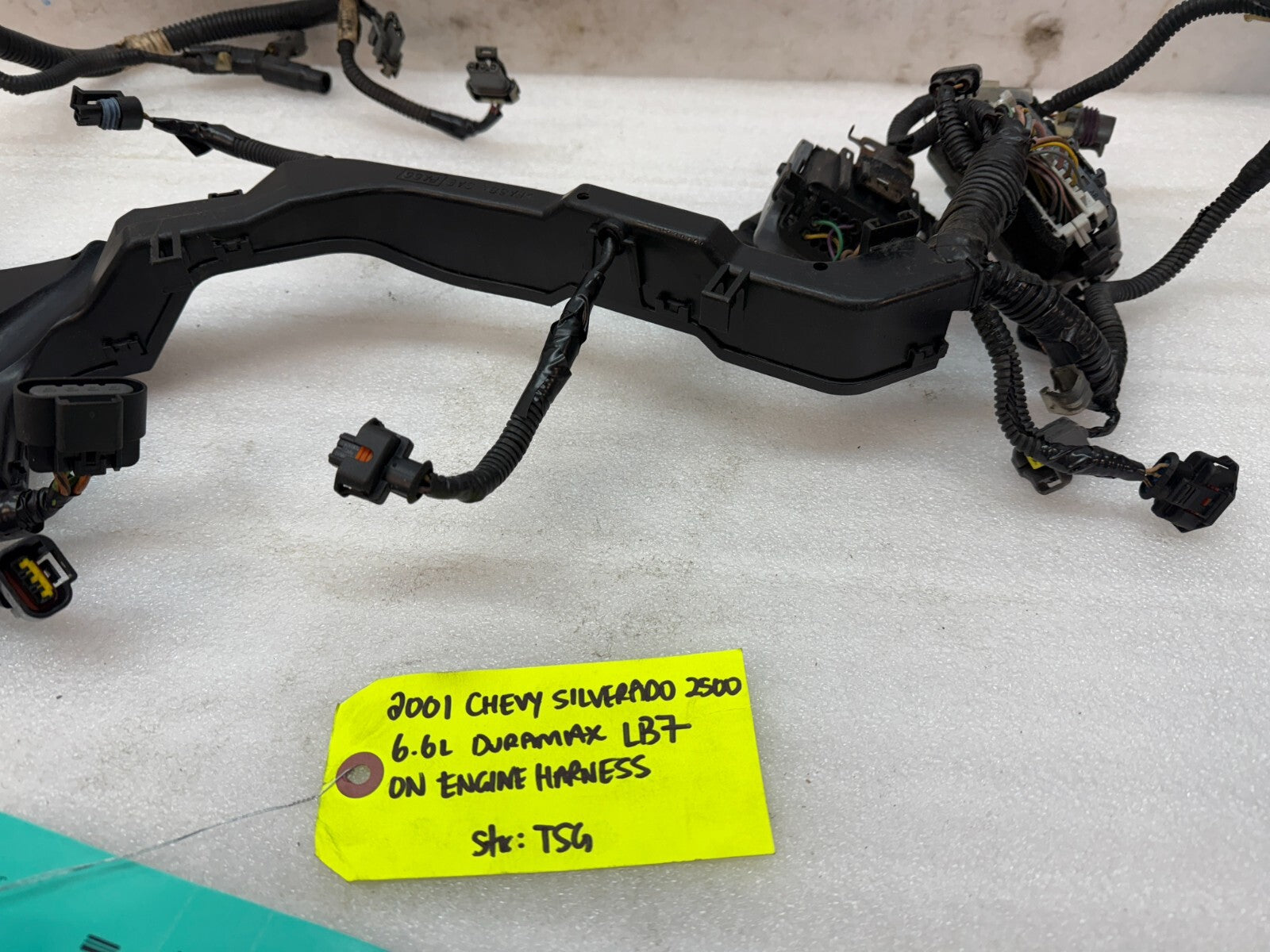 01 02 Chevrolet GMC DURAMAX LB7 6.6 ON ENGINE WIRING HARNESS LOOM