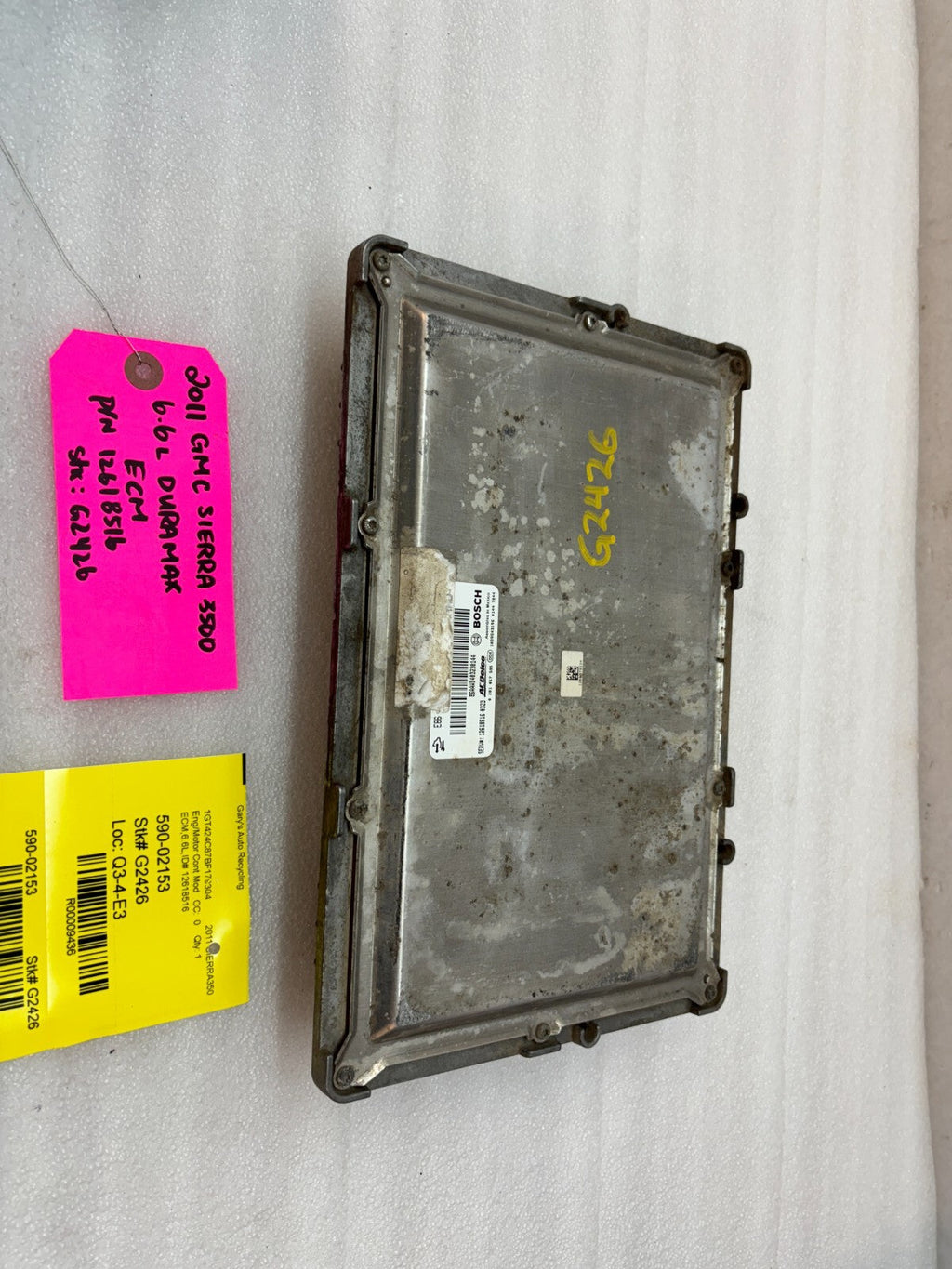 11-14 Chevrolet GMC 2500HD DURAMAX 6.6 LML OEM ENGINE COMPUTER ECU ECM 12618516