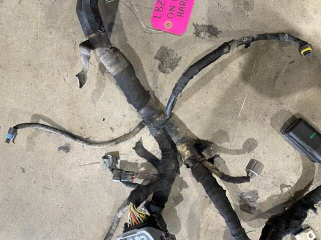 06 07 GMC CHEVROLET 2500HD DURAMAX 6.6 LBZ ENGINE MOTOR WIRING HARNESS LOOM