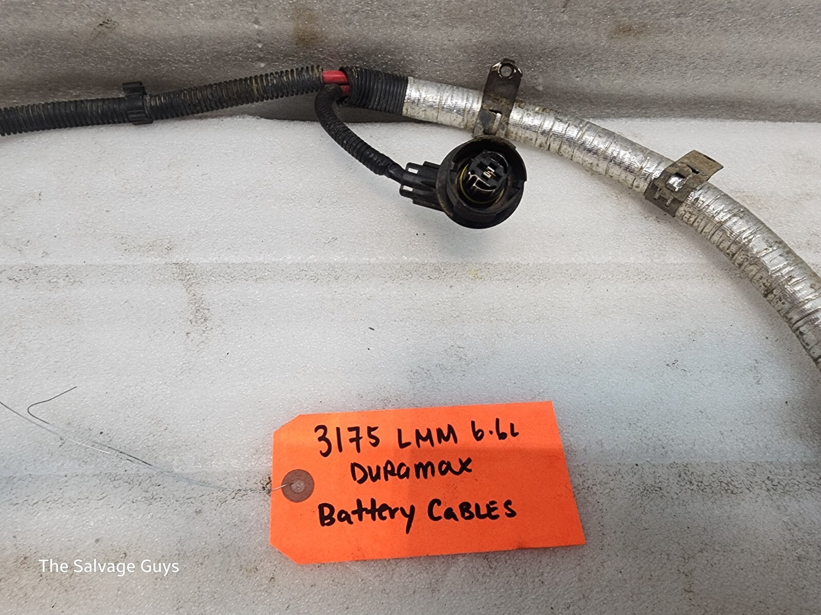 11-14 GMC CHEVROLET SILVERADO 2500HD 3500HD 6.6 LML OEM POSITIVE BATTERY CABLES