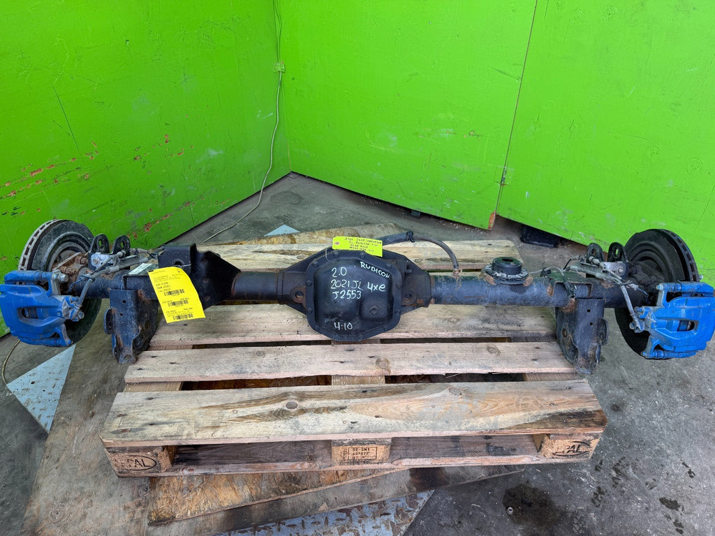 21 JEEP WRANGLER JL JT RUBICON DANA M220 REAR AXLE 4.10 LOCKER WIDETRACK 18-23